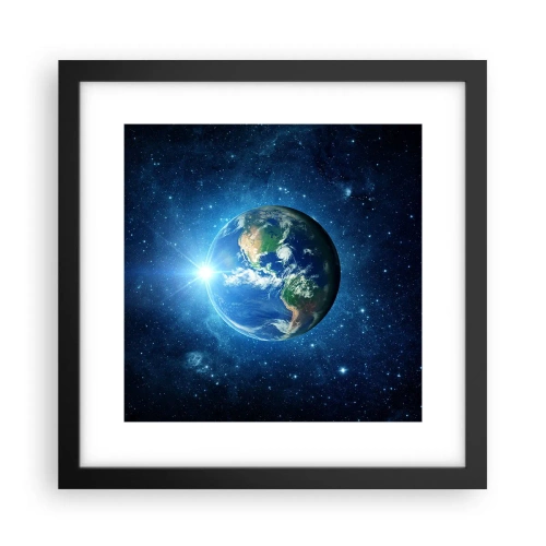 Plakat i sort ramme - Vi er i himlen - 30x30 cm