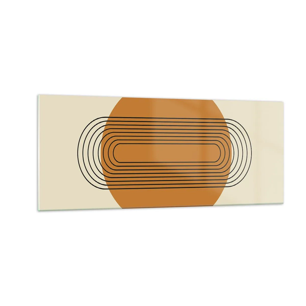 Billede på glas - Den perfekte plan - 100x40 cm