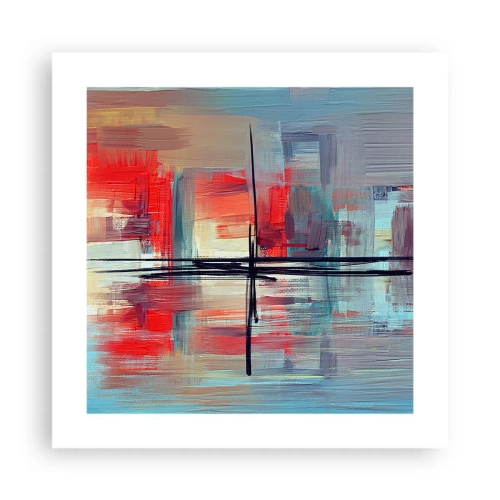 Plakat - Landskab i en ukendt dimension - 40x40 cm