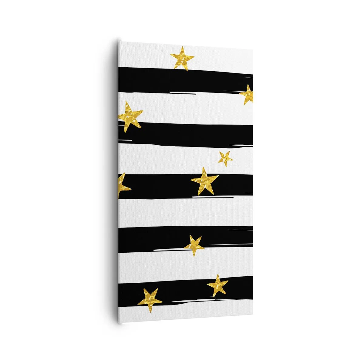 Lærredstryk - Billede på lærred - Vi blev alle født under en heldig stjerne - 65x120 cm