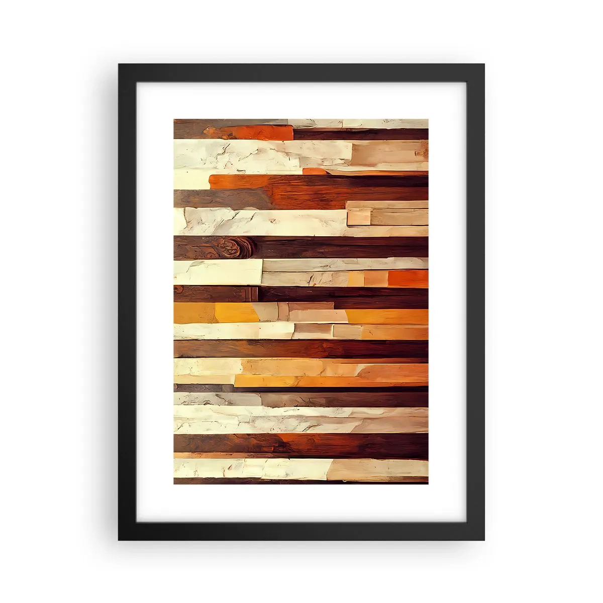 Plakat i sort ramme - Hymne af skovens træer - 30x40 cm
