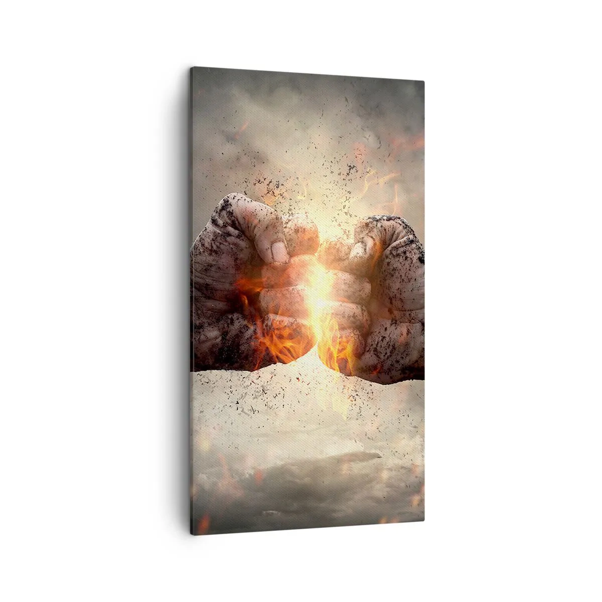 Lærredstryk - Billede på lærred - Stå op til kamp - 45x80 cm