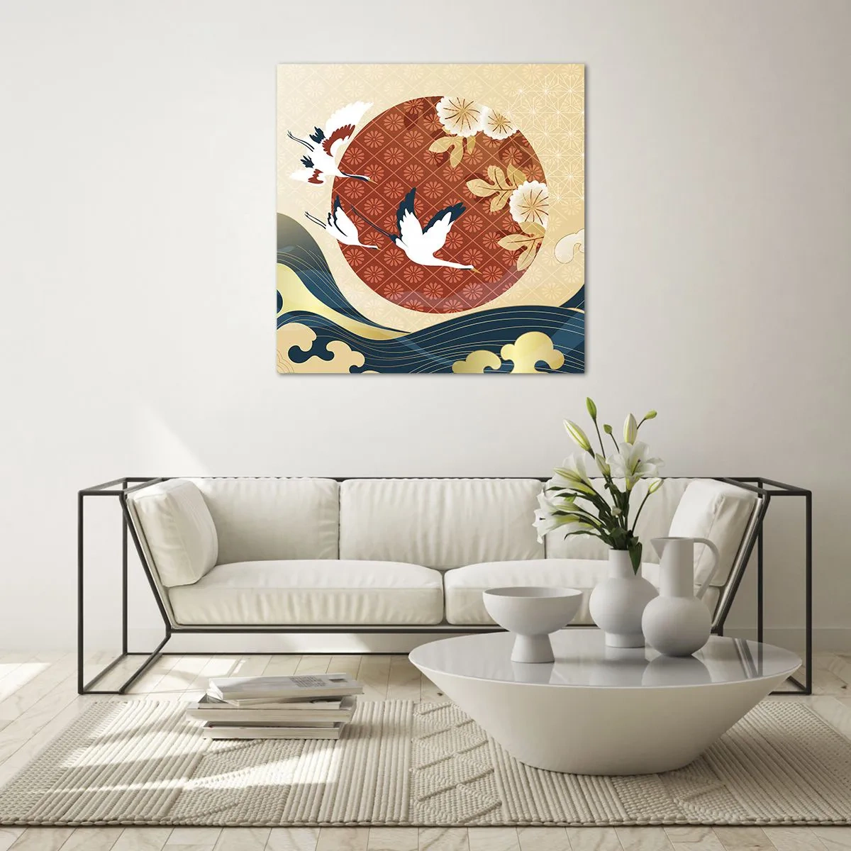 Billede på glas - Kompatibel manglende overensstemmelse - 70x70 cm