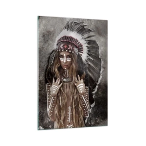 Billede på glas - Hemmeligheden bag stammens styrke - 70x100 cm