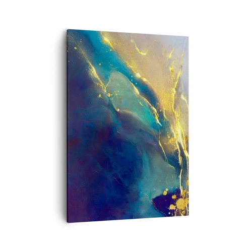 Lærredstryk - Billede på lærred - Gylden marsk - 50x70 cm