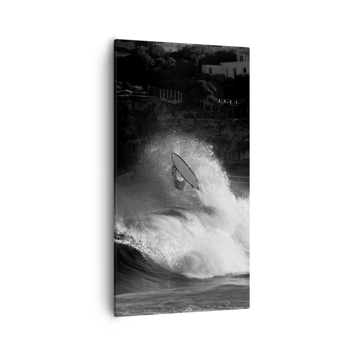 Lærredstryk - Billede på lærred - Udfordring accepteret! - 55x100 cm