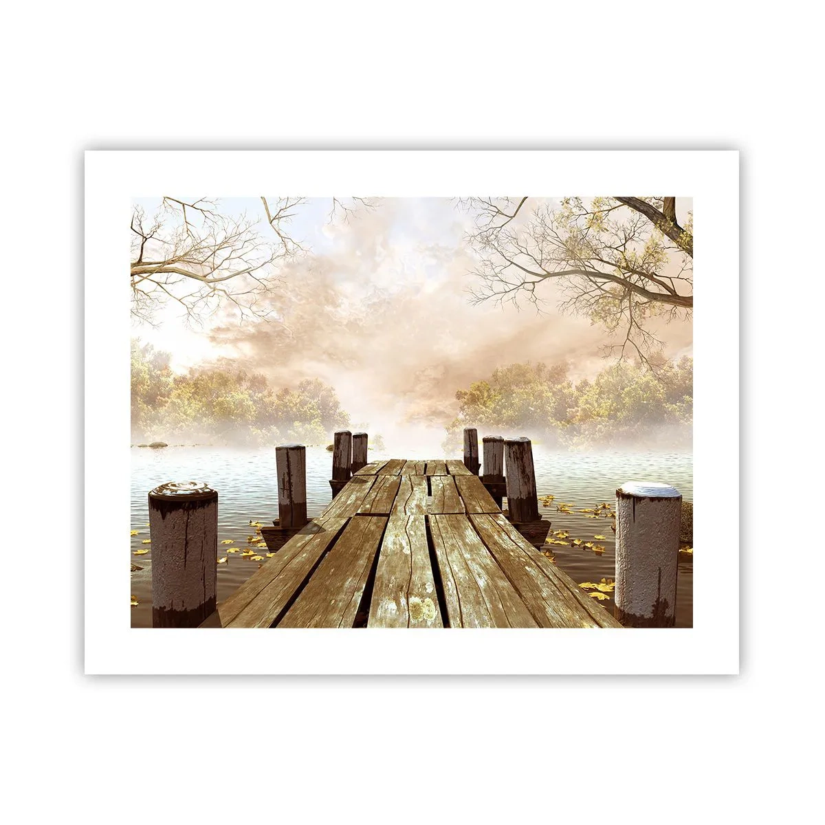 Plakat - Efterårets blide tristhed - 50x40 cm