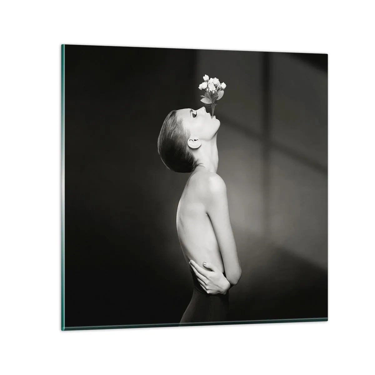 Billede på glas - Excentrisk elegance - 70x70 cm