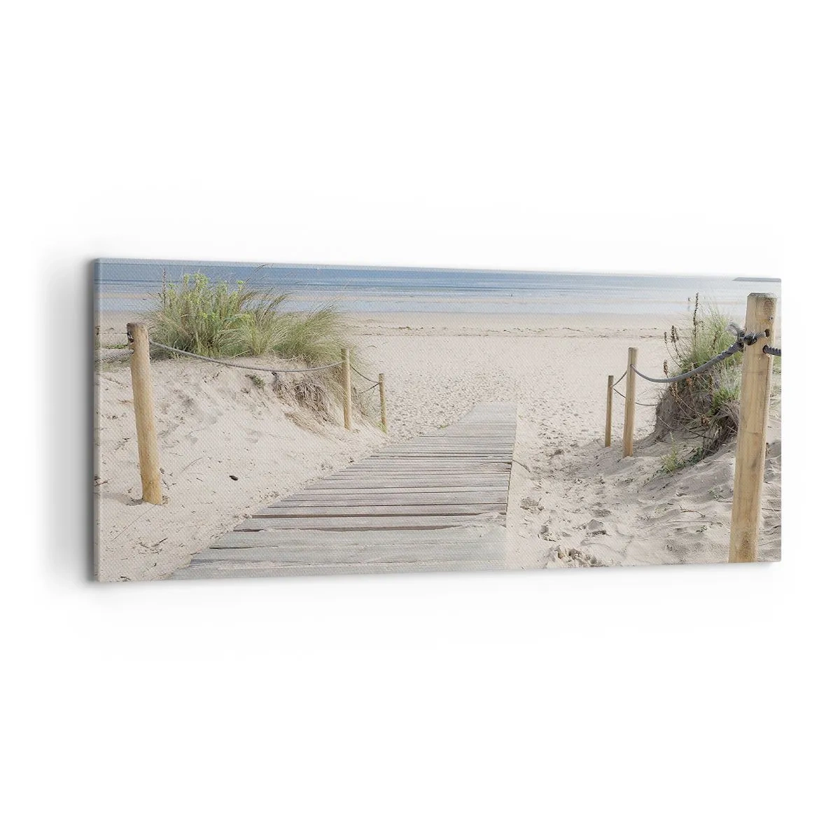 Lærredstryk - Billede på lærred - Ud over horisonten - 100x40 cm
