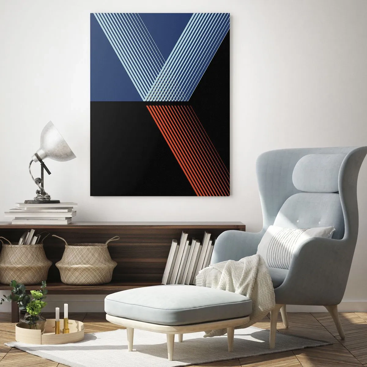 Billede på glas - En simpel historie - 80x120 cm
