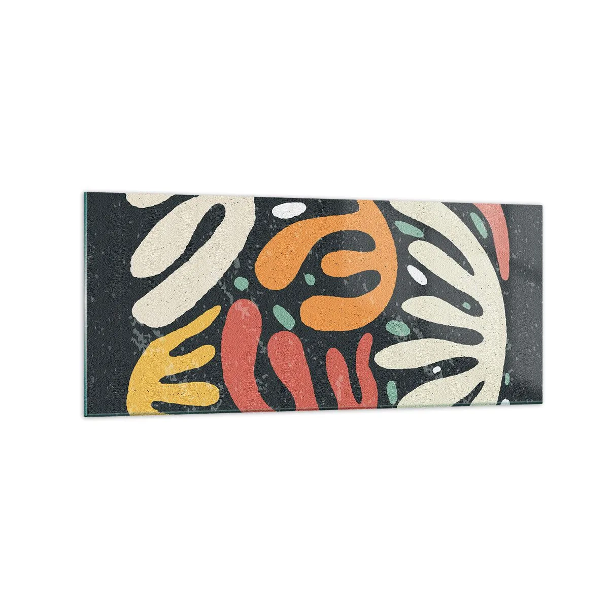 Billede på glas - Komposition - jeg er ved at fange dig - 120x50 cm