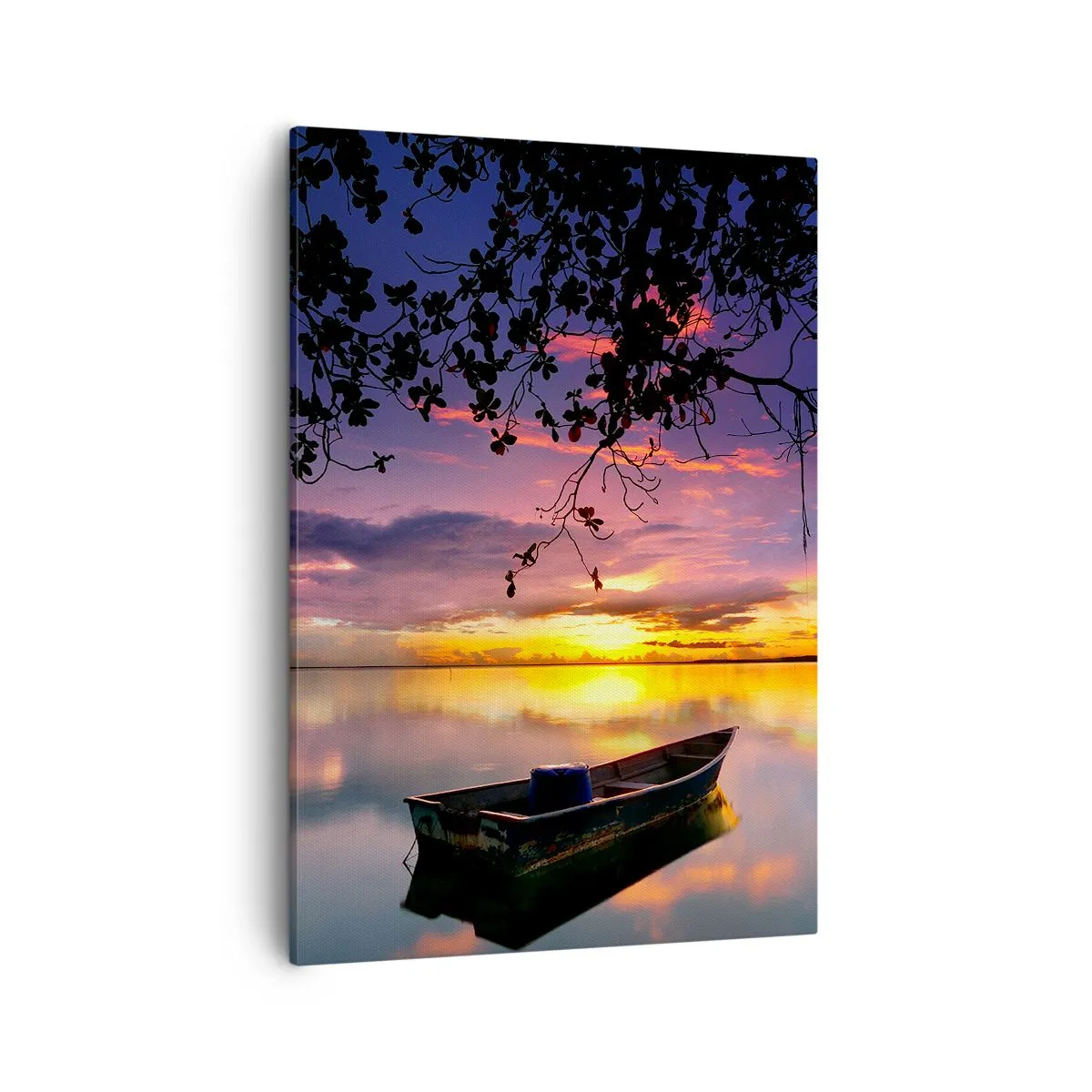 Lærredstryk - Billede på lærred - "Det ser ud til, at du hænger midt på himlen..." - 50x70 cm