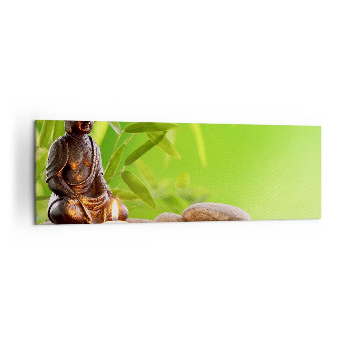 Lærredstryk - Billede på lærred - Livet er smukt - 160x50 cm