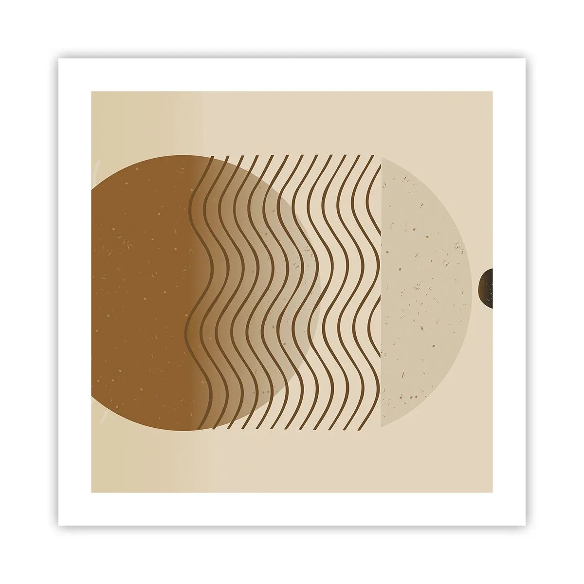 Plakat - Om geometriske figurers oprindelse - 50x50 cm