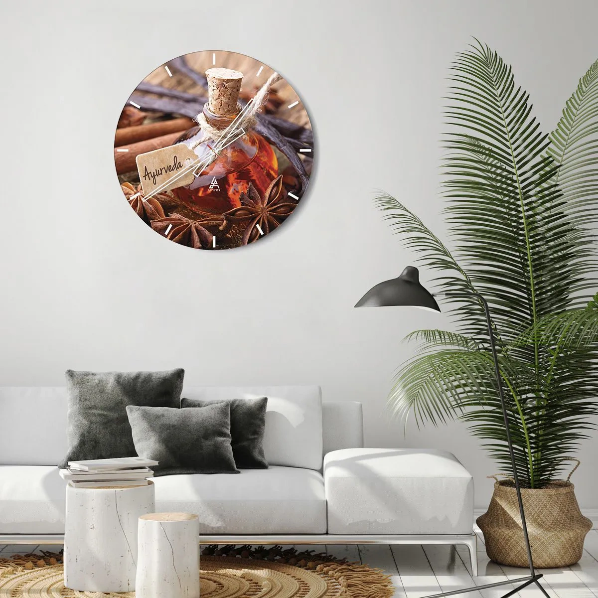 Vægur, Uret - På vej mod enhed af krop og ånd - 40x40 cm