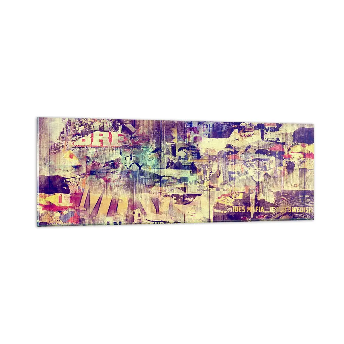 Billede på glas - Og det er alt, hvad der vil være tilbage - 90x30 cm