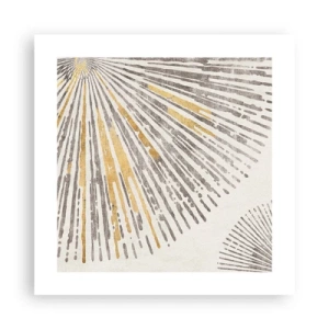 Plakat - Skønheden i en rokke - 40x40 cm