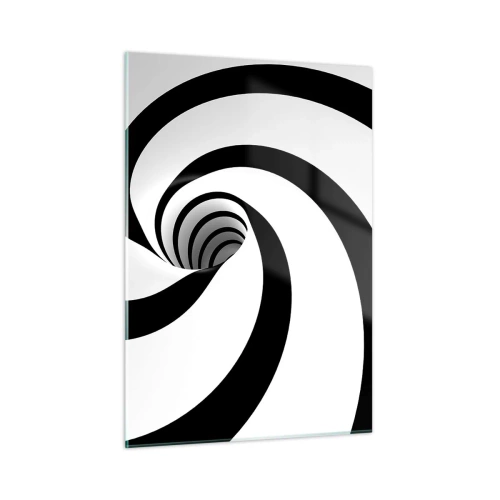 Billede på glas - Overgiver du dig til vortexen? - 50x70 cm
