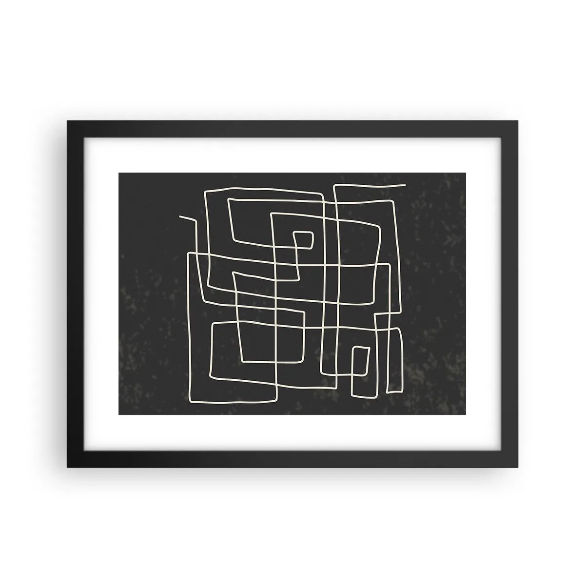 Plakat i sort ramme - Ikke helt så enkel - 40x30 cm