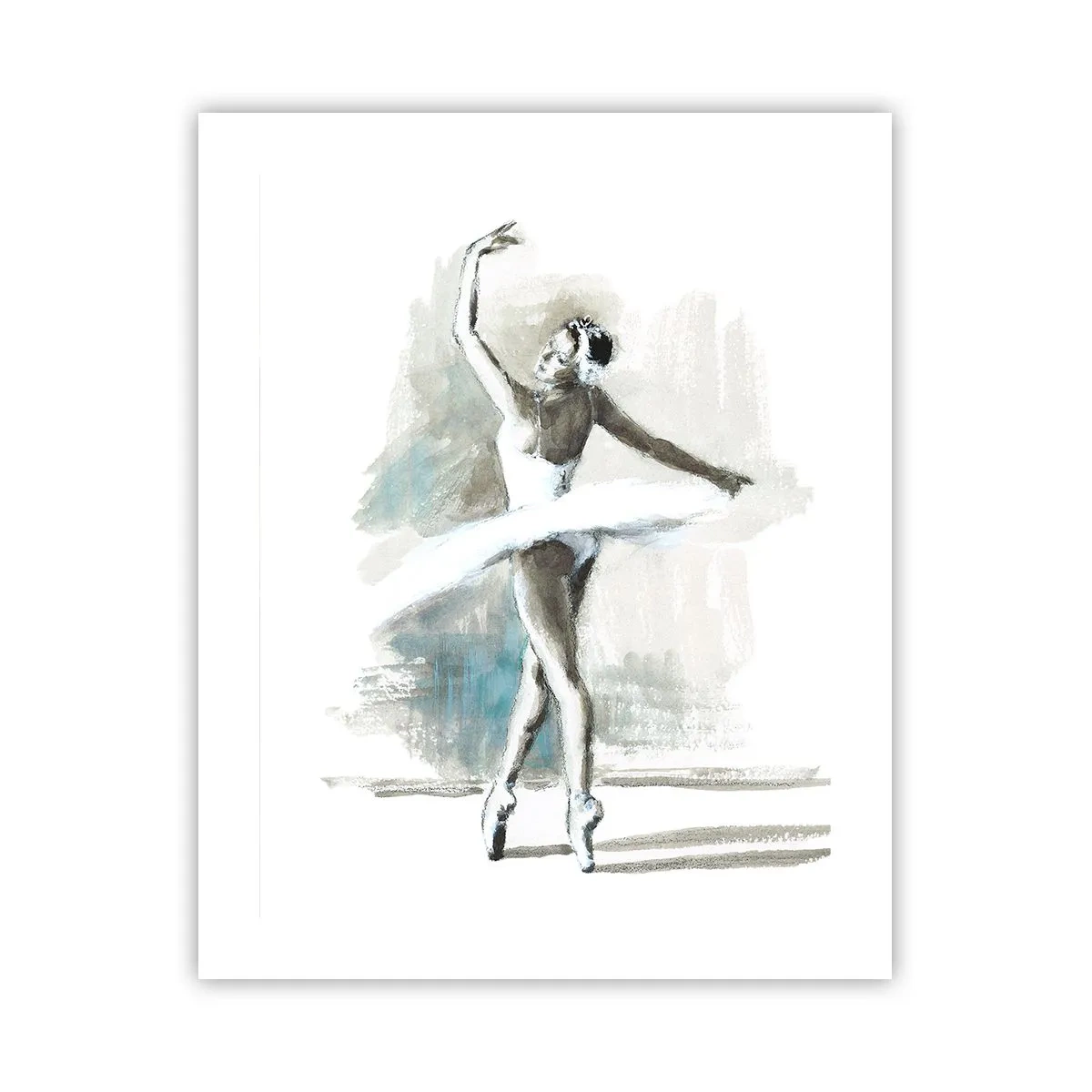 Plakat - Fortryllet til en svane - 40x50 cm