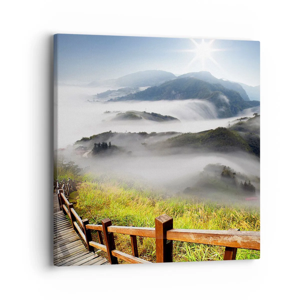 Lærredstryk - Billede på lærred - Vævet mod blænding og tåge - 40x40 cm