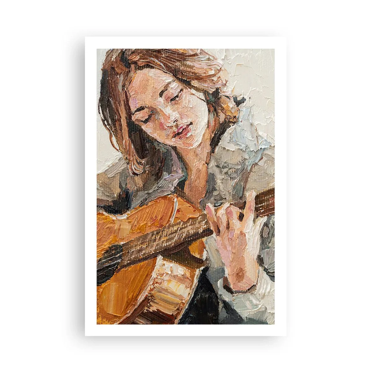 Plakat - Koncert for guitar og et pigehjerte - 61x91 cm
