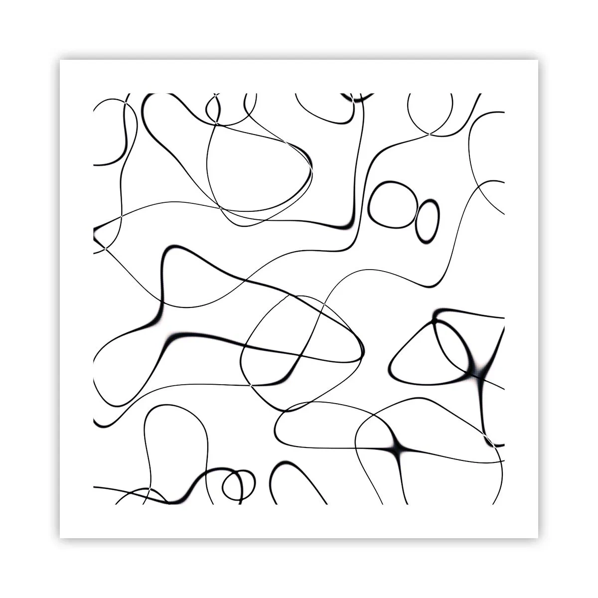 Plakat - Livets veje, skæbnens omskiftelser - 50x50 cm