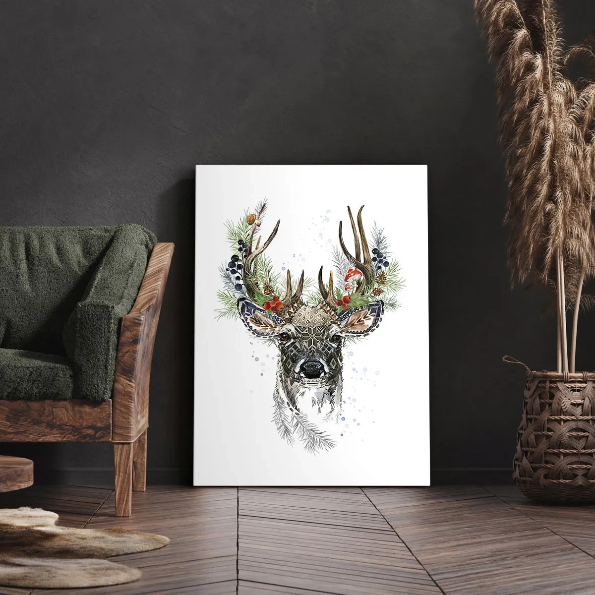 Lærredstryk - Billede på lærred - I festlig påklædning - 50x70 cm