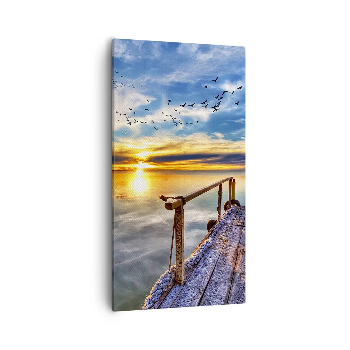 Lærredstryk - Billede på lærred - Vinden går til ro - 55x100 cm