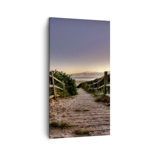 Lærredstryk - Billede på lærred - Du kan allerede se målet - 45x80 cm