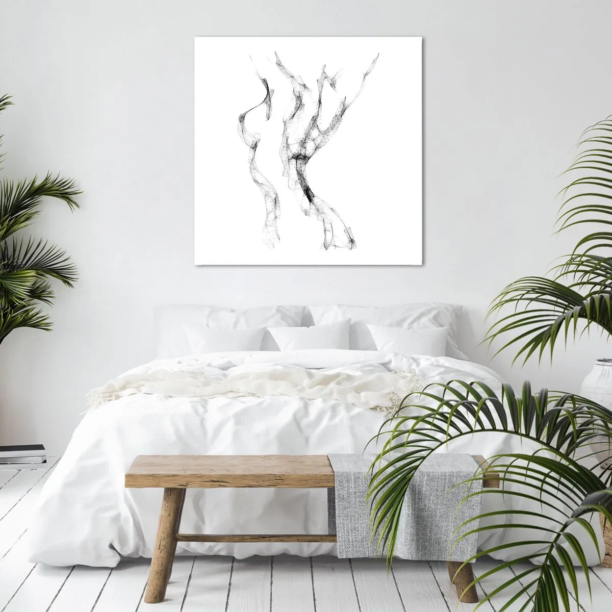 Lærredstryk - Billede på lærred - Smuk og stærk - 50x50 cm