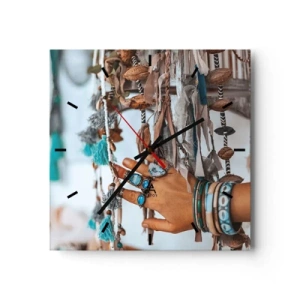 Vægur, Uret - Lokale skatte - 30x30 cm