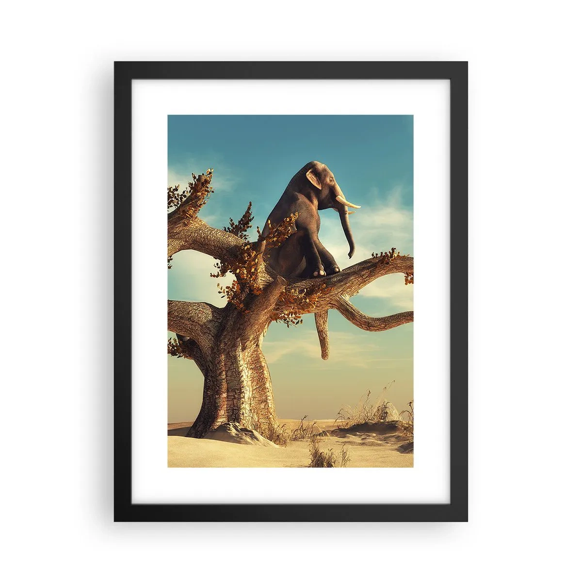 Plakat i sort ramme - Et nyt synspunkt - 30x40 cm