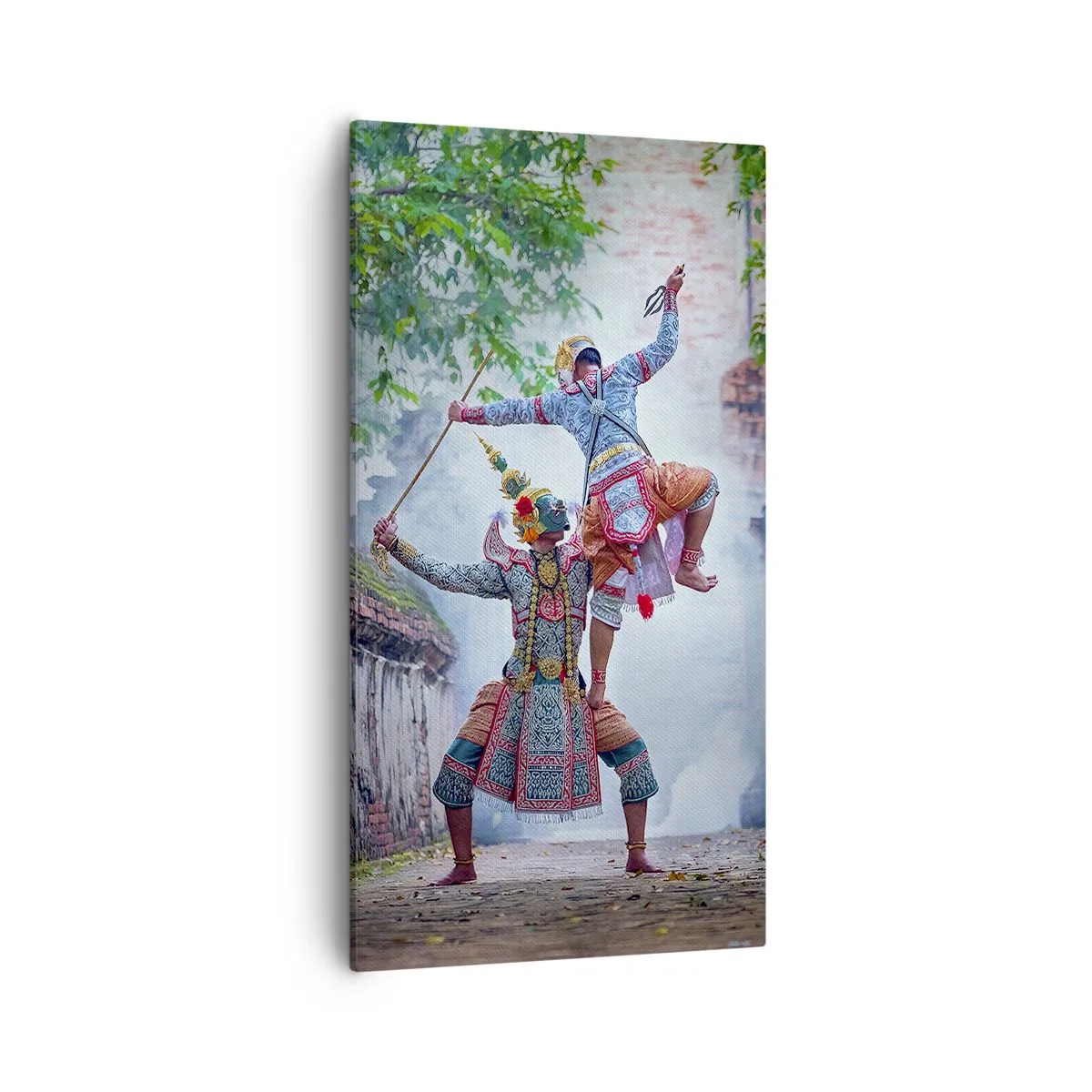 Lærredstryk - Billede på lærred - En dans af dødbringende skønhed - 55x100 cm