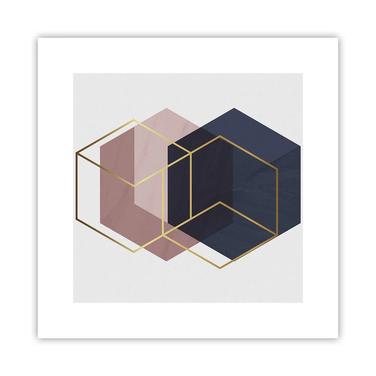 Plakat - Styrken ved enkelhed - 30x30 cm