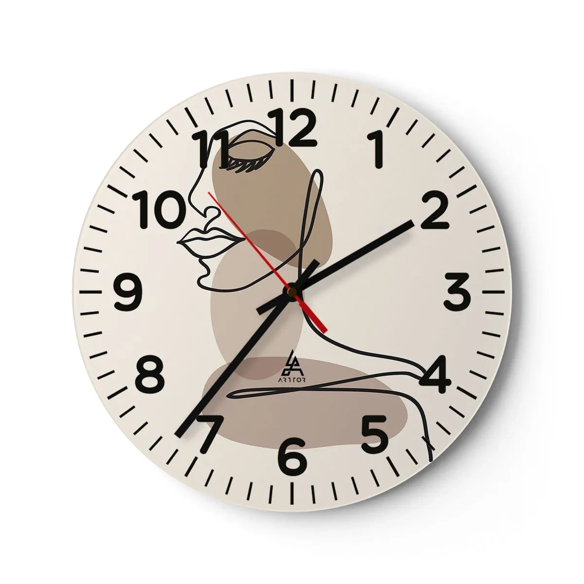 Vægur, Uret - Lytter til sig selv - 30x30 cm