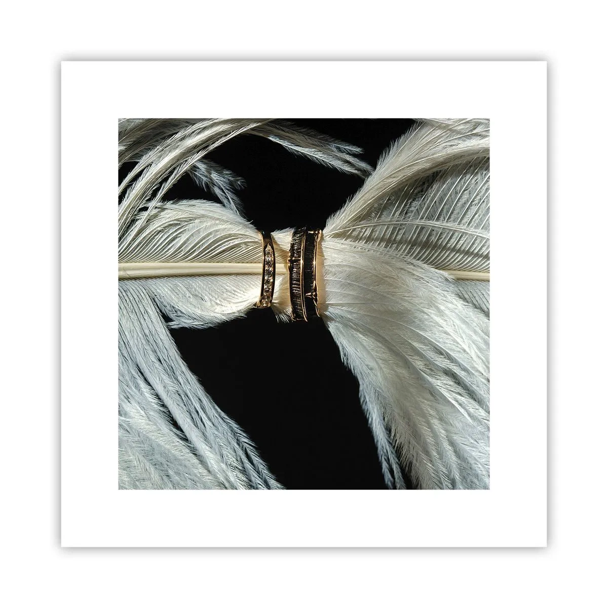 Plakat - ...og jeg vil ikke forlade dig... - 30x30 cm