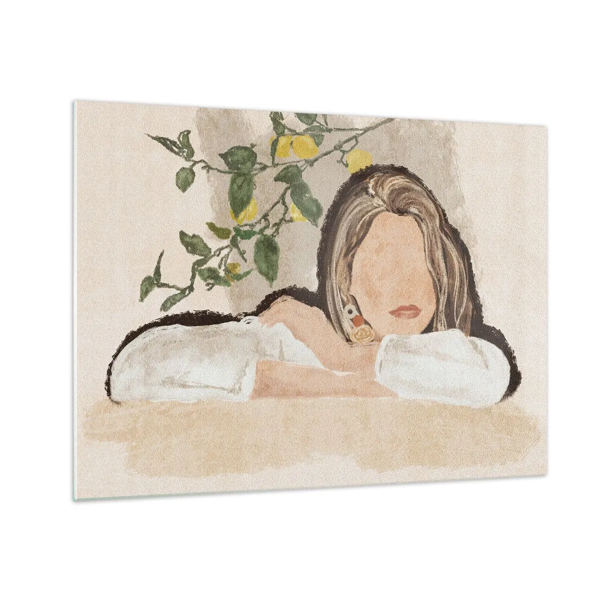 Billede på glas - Sydstaternes skønhed - 70x50 cm
