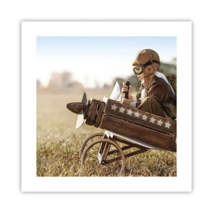 Plakat - Start mod drømmen - 40x40 cm