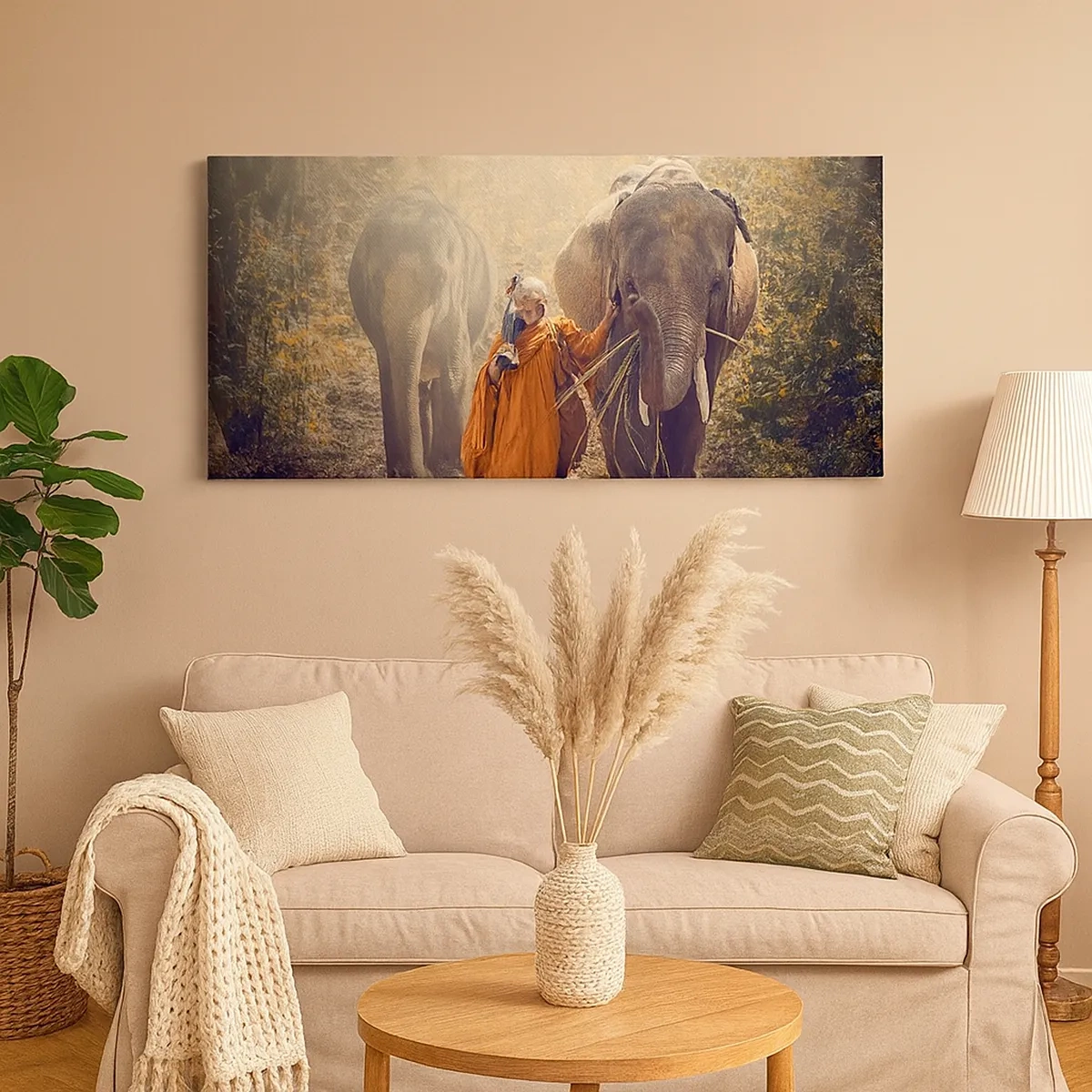 Lærredstryk - Billede på lærred - Fuld forståelse - 30x30 cm