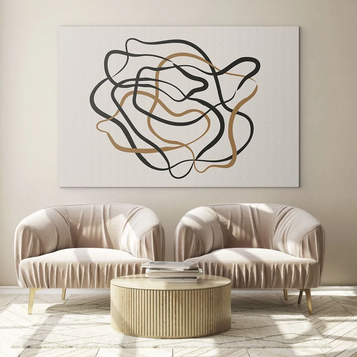 Billede på glas - Alt er gået galt - 120x80 cm