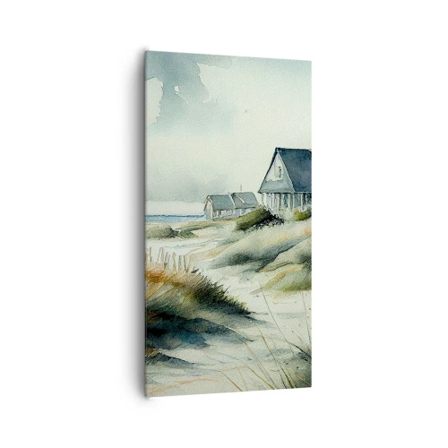 Lærredstryk - Billede på lærred - Væk fra trængsel og travlhed - 65x120 cm