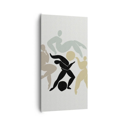 Lærredstryk - Billede på lærred - Bevægelse for sundhed og skønhed - 65x120 cm