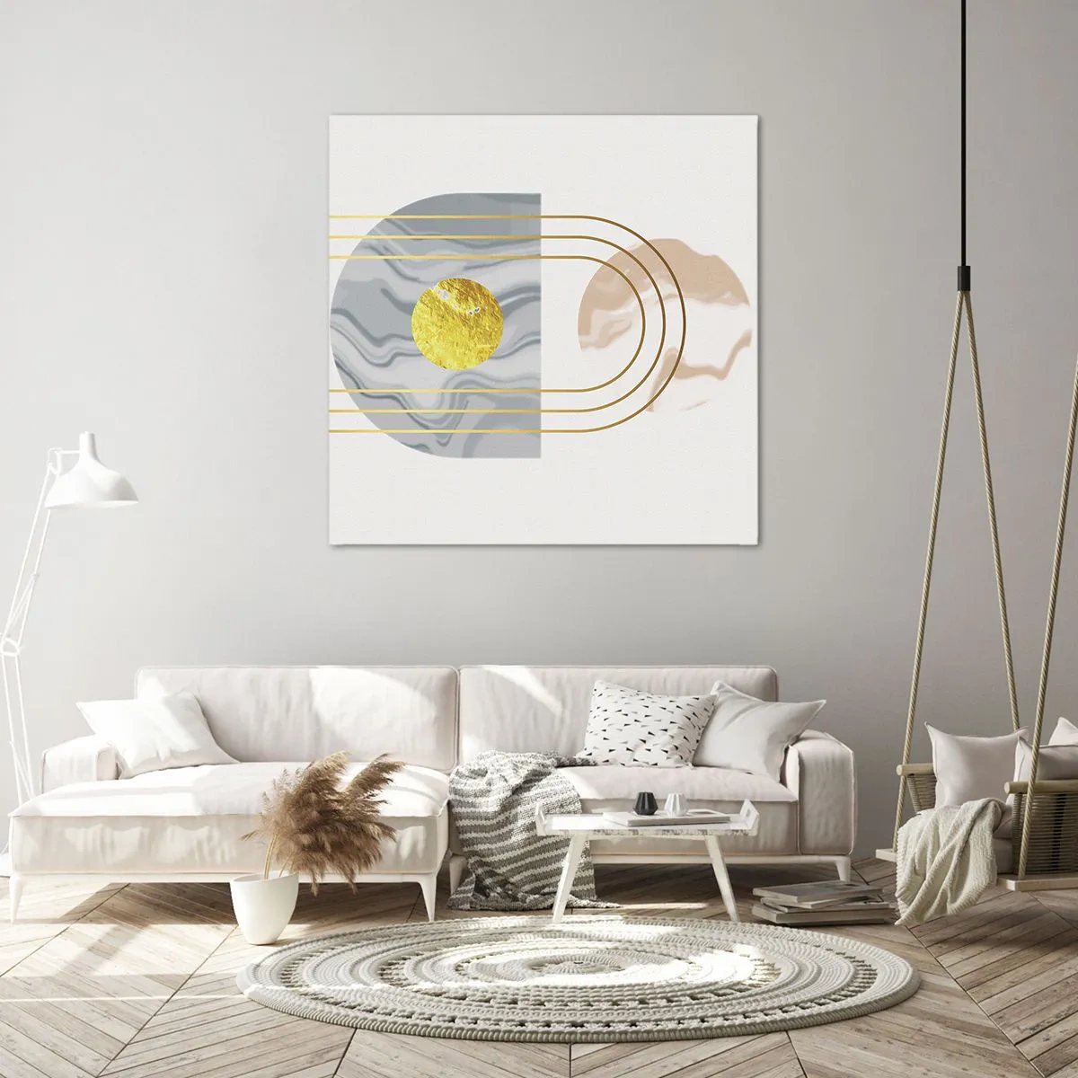 Lærredstryk - Billede på lærred - Lysstyrke og udstråling - 50x50 cm