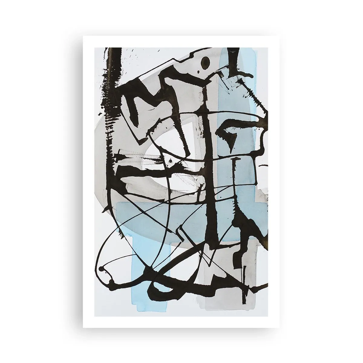 Plakat - Ikke desto mindre blå - 61x91 cm