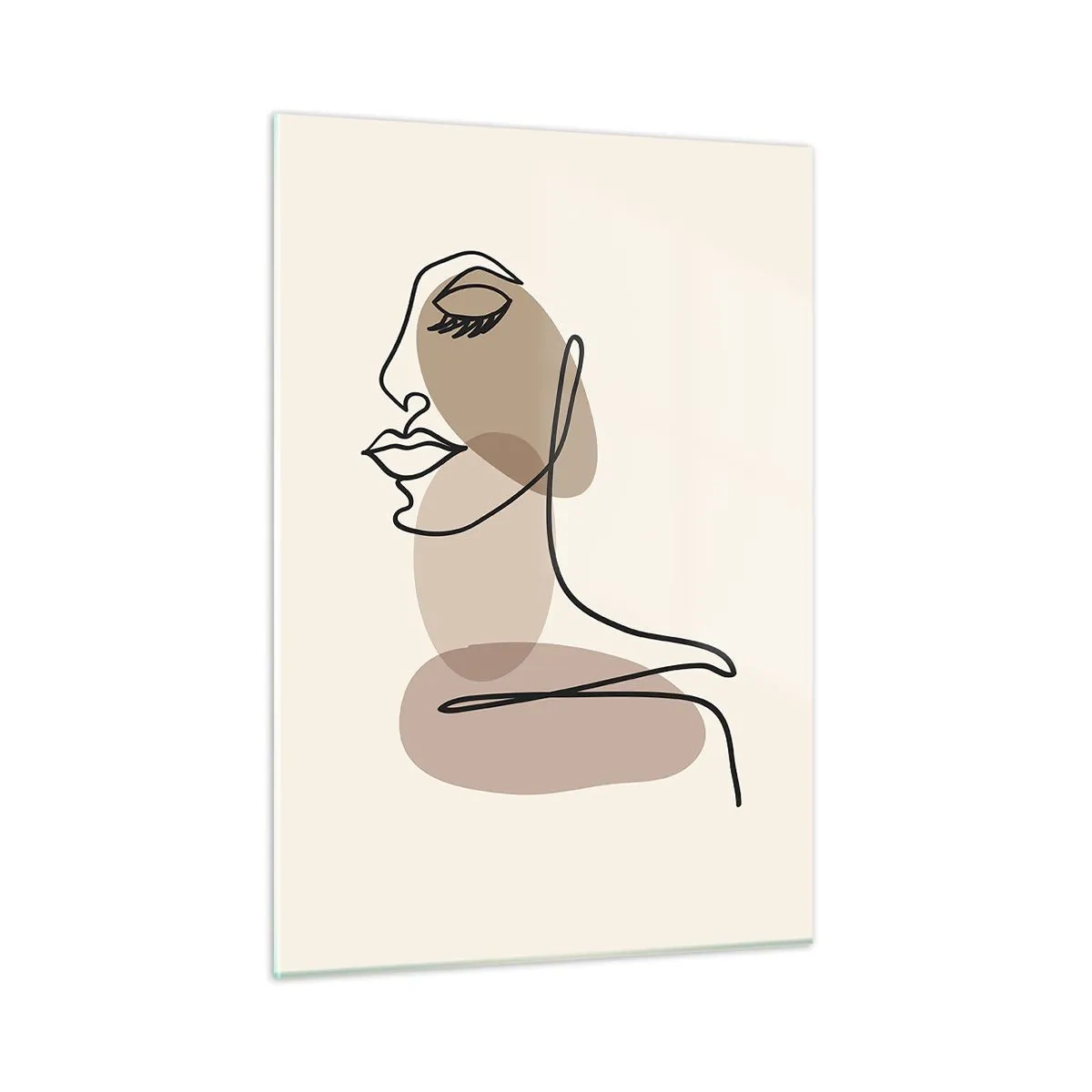Billede på glas - Lytter til sig selv - 50x70 cm