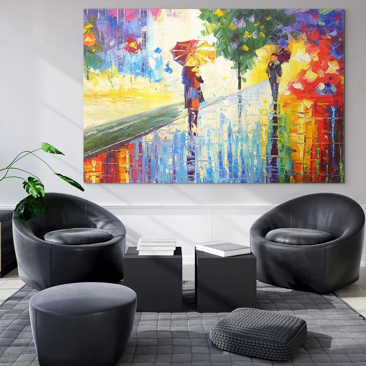 Billede på glas - Og alt er klart - 100x70 cm
