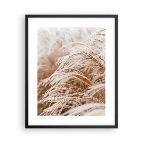 Plakat i sort ramme - Bøjer sig for efterårssolen - 40x50 cm