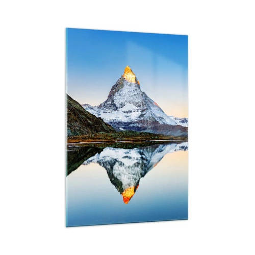 Billede på glas - To verdener - 70x100 cm