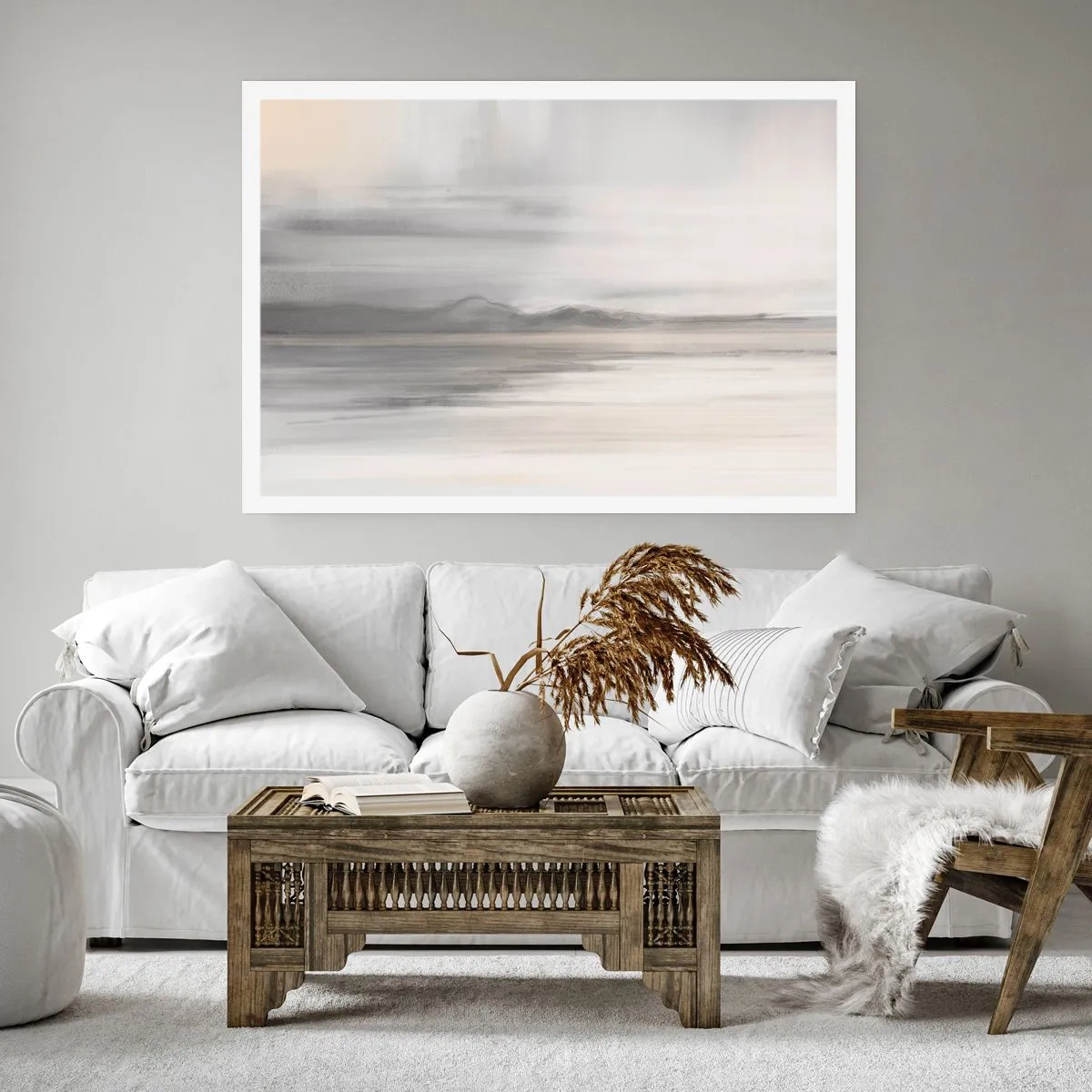 Plakat - En tankevækkende afstand - 50x40 cm